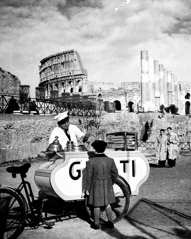 Colosseo, ice cream, 1958