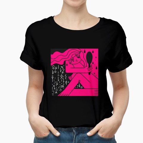 T SHIRT #Tislit n Anzar de la collection "MYTHES AMAZIGH"