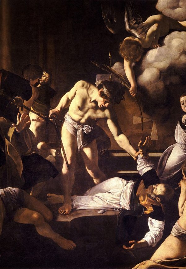 <span class='grey smaller light'>#66)</span>  The Martyrdom of Saint Matthew (Caravaggio)