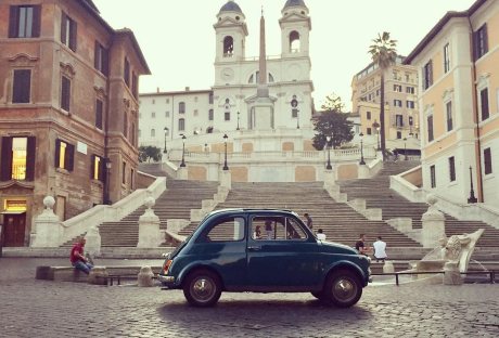 <span class='grey smaller light'>#68)</span>  Fiat 500 - 4 luglio 1957